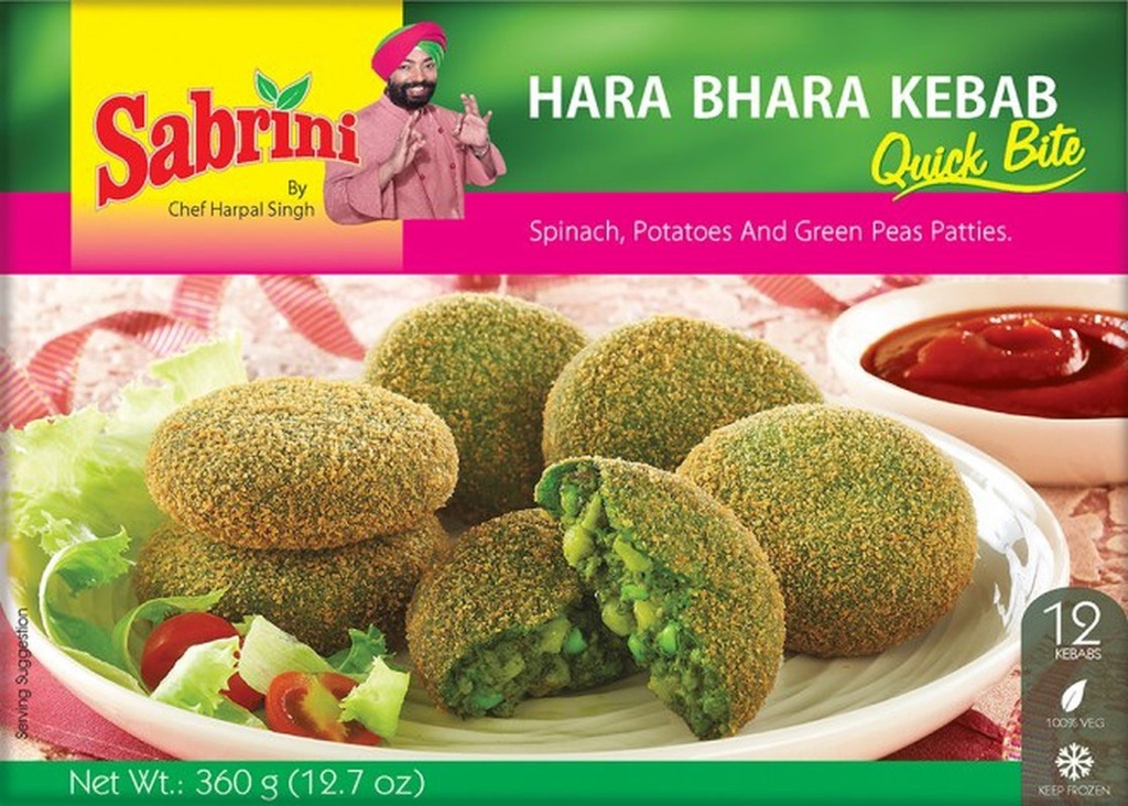 Sabrini Hara Bhara Kebab 360g