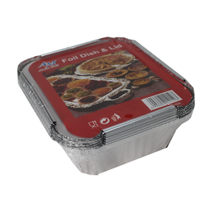 Aluminium Tray & Cover 8Pc(135*110*42mm)