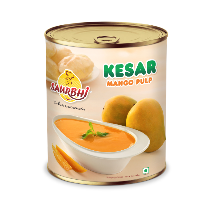 Saurbhi Kesar Mango Pulp 850g