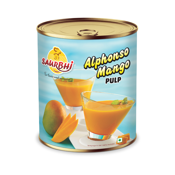 Saurbhi ALFANSO Mango Pulp 850g