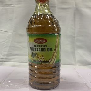 Indya Kachi Ghani Mustard Oil 1Ltr