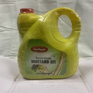 Indya Kachi Ghani Mustard Oil 4.73Ltr