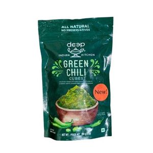 Deep Green Chili Cubes 200gm