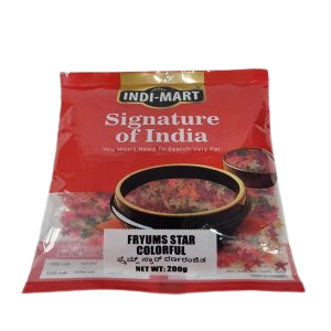 Indi-Mart Fryums (Star Colourful) 200g