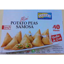 Ashoka Samosa Mini Potato Peas 40pc 800g