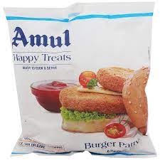 Amul Burger Patty 6pcs 360g