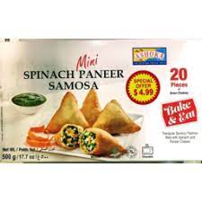 Ashoka Samosa Mini Spinach Paneer 20pc