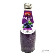 [150551] Indya Basil Seed BlackGrape  Drink 290Ml